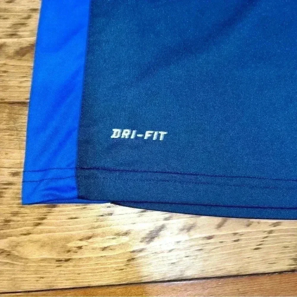 Nike Dri fit vented sides shirt sleeve shirt with Nike emblem on chest